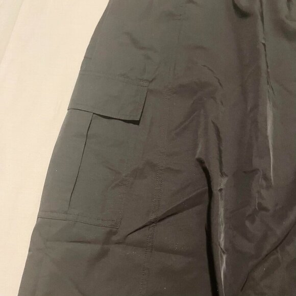 Bluenotes Denim Parachute Skirt Black Nylon Womens Size Small - Picture 14 of 16